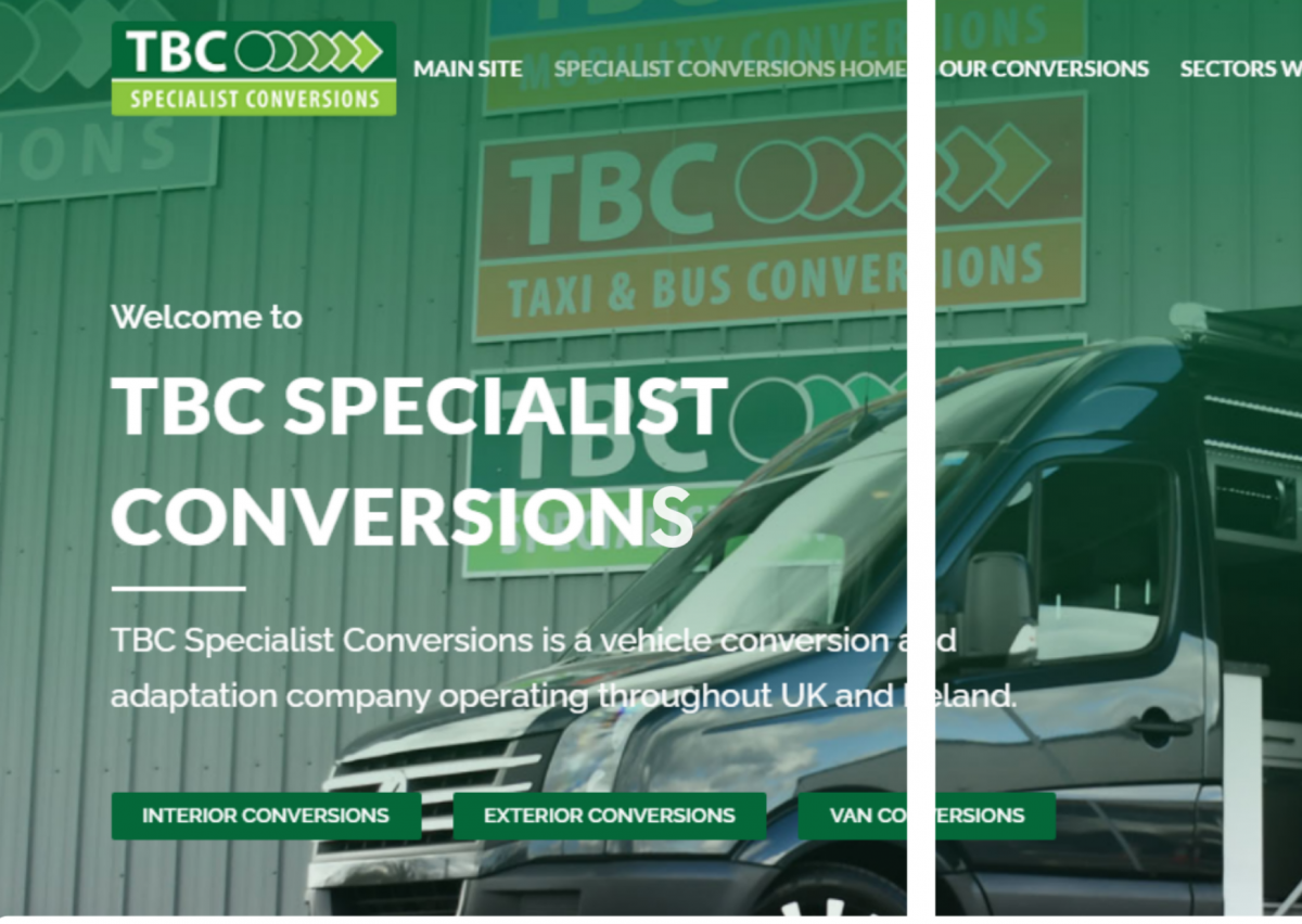 Specialist vehicle conversions page