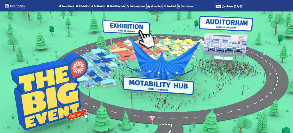 Motability Scheme The Big Event main page