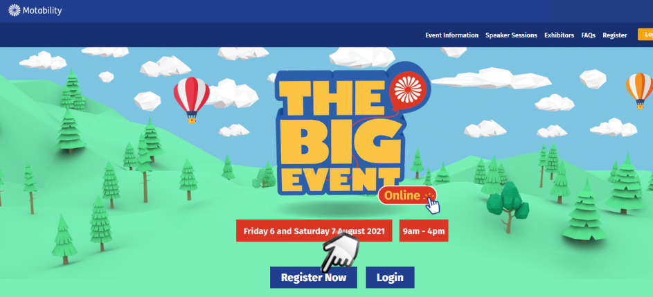 Motability Scheme The Big Event register